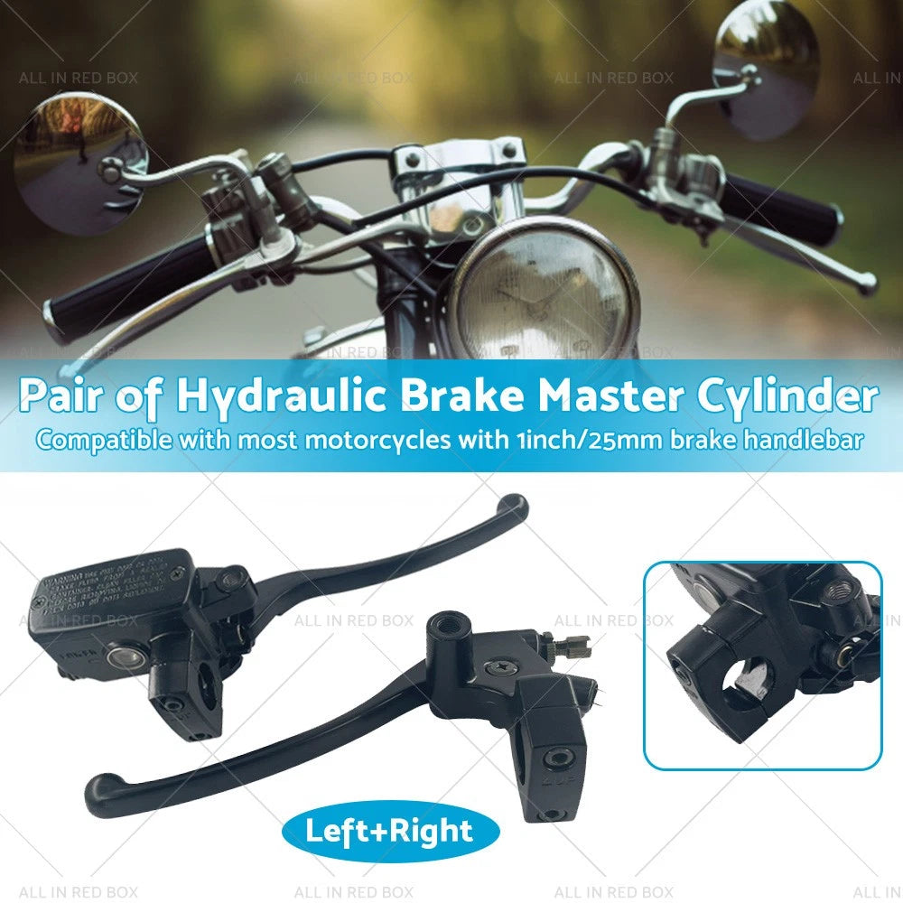 1" 25mm Motorcycle Hydraulic Brake Clutch Master Cylinder Lever for Bike