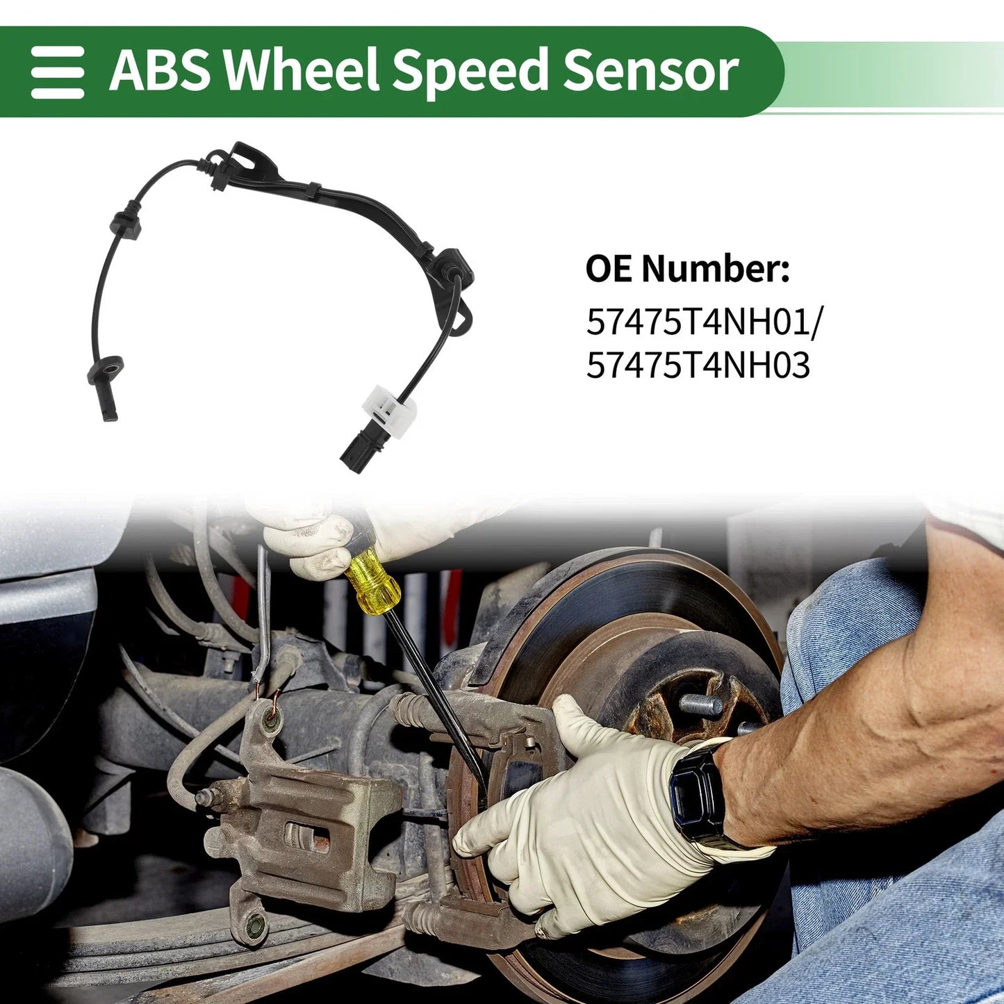 ABS Wheel Speed Sensor for Honda Jade Fr1 Rear Left (2013-2018)