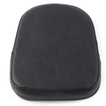 Black Backrest Sissy Bar Cushion Pad for Harley & Suzuki Motorcycles