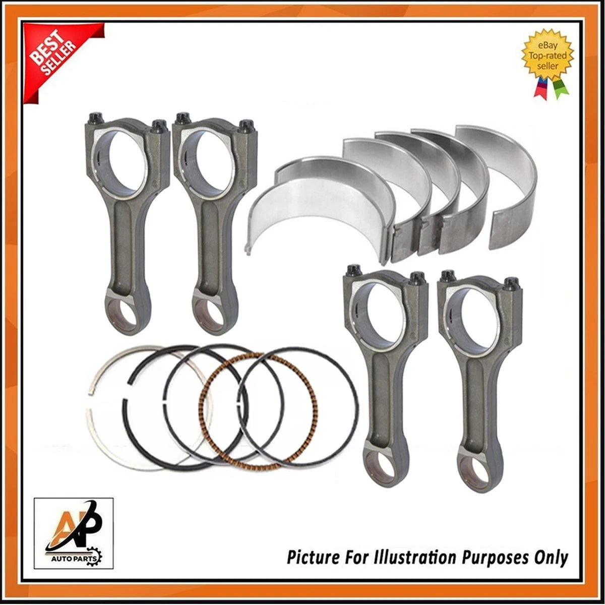 Engine Connecting Rods Heavy Duty for BMW 2 Series F45 F46 (2014–2021)