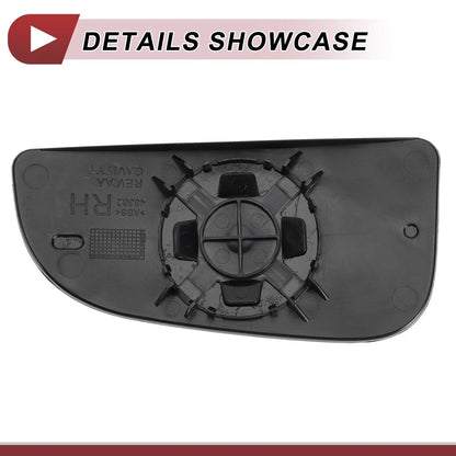Right Passenger Side Lower Mirror Glass Replacement for Dodge