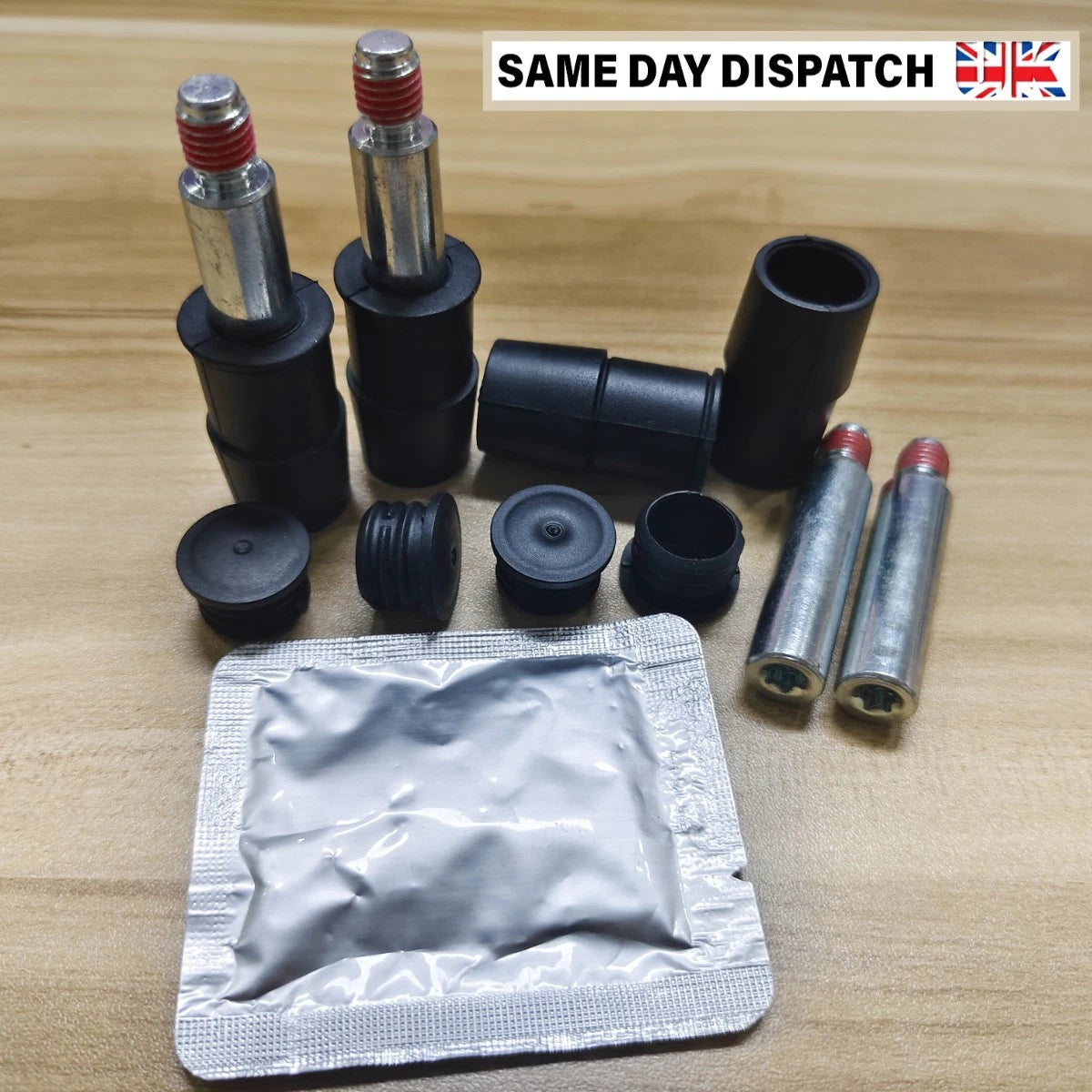 Front Brake Caliper Slider Guide Pins Bolt Kit for Saab 9-3 (1998–2015)