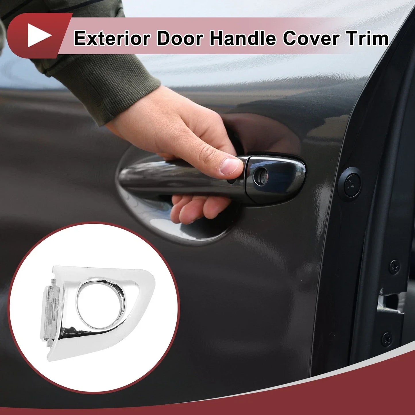Exterior Door Handle Cover Trim for Hyundai Elantra (2020)