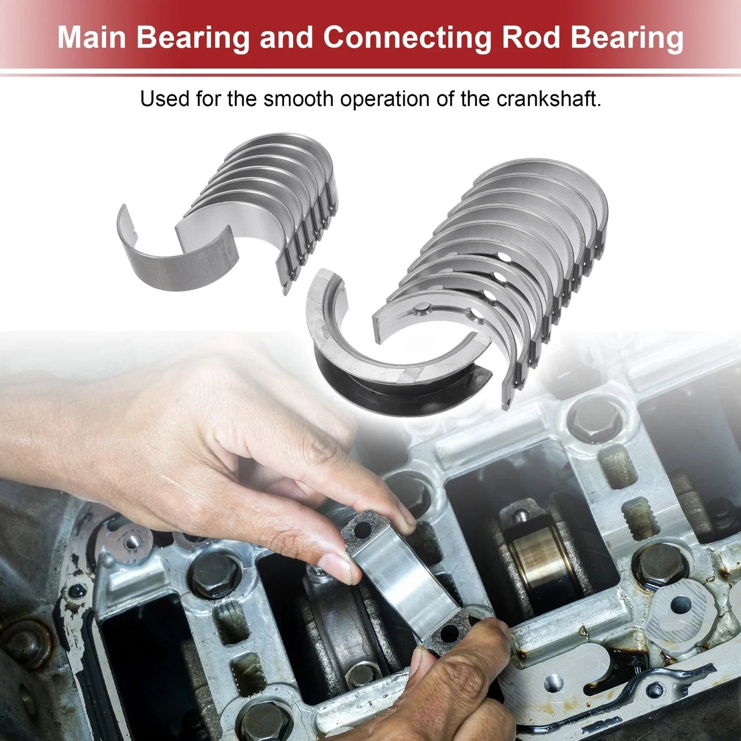 Main Bearing & Connecting Rod Bearing Kit for Chevrolet Malibu