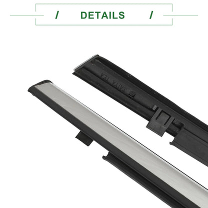 2 x Rear Weatherstrip Window Seals for Honda Civic (2017-2020)