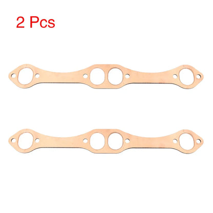 2 x Exhaust Manifold Gaskets for Chevy 327 305 350 383 Engine (1967-1995)
