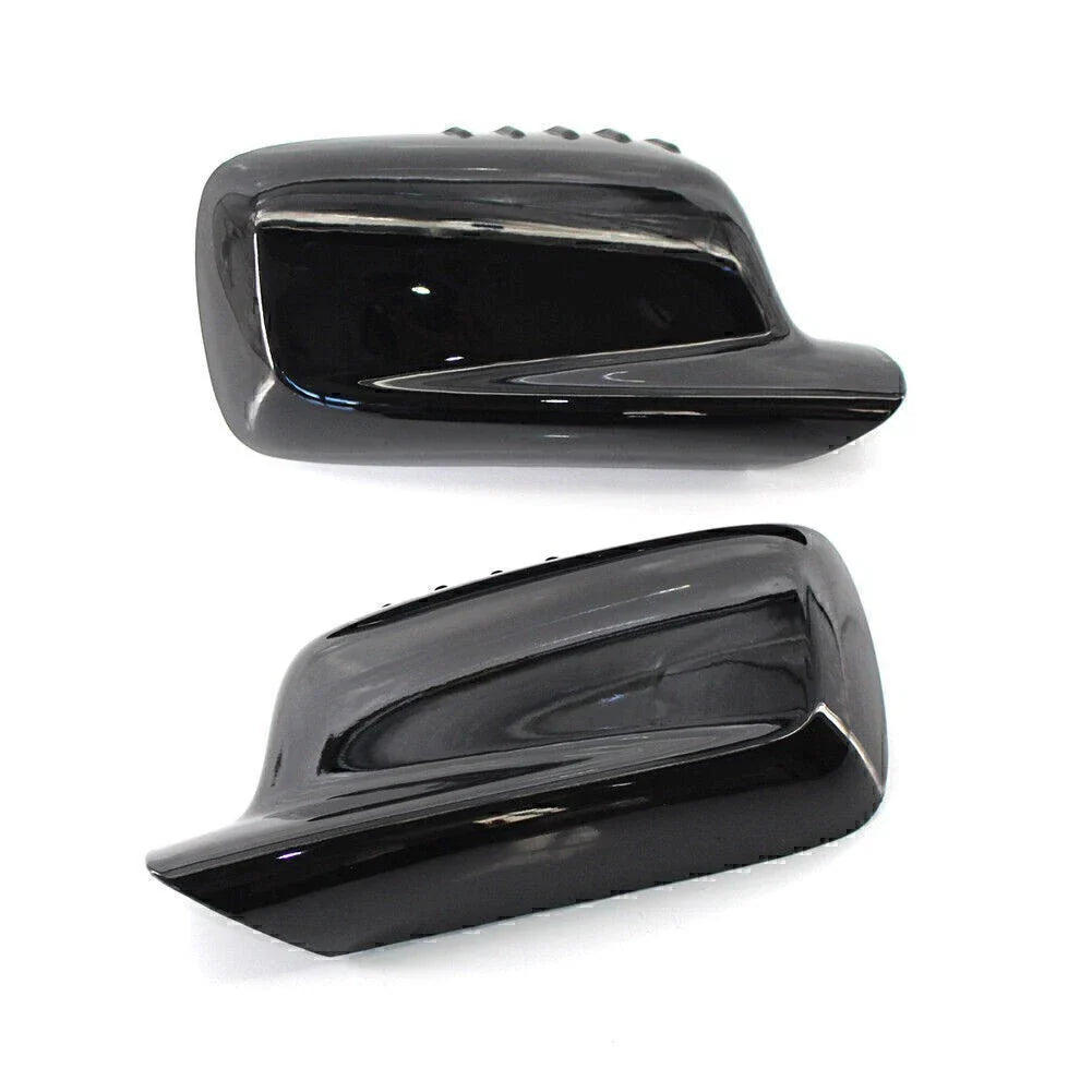 Door Wing Side Mirror Cover Caps  For BMW E46 E65 E66 330Ci 745i 750i (2000-2006)