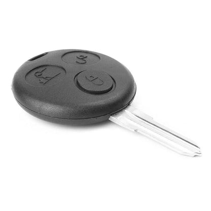 3 Button Flip Remote Key Fob Shell Case Cover for Smart Forfour Fortwo Cabrio