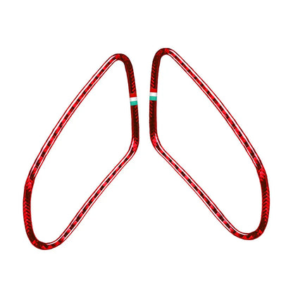 Red Interior Side Air Vent Outlet Cover Trim for Alfa Romeo 159 Brera Spider