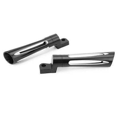 CNC Footpegs for Harley Dyna, FSX, FXSB, Sportster XL1200, XG500, 750 (2014-2023)