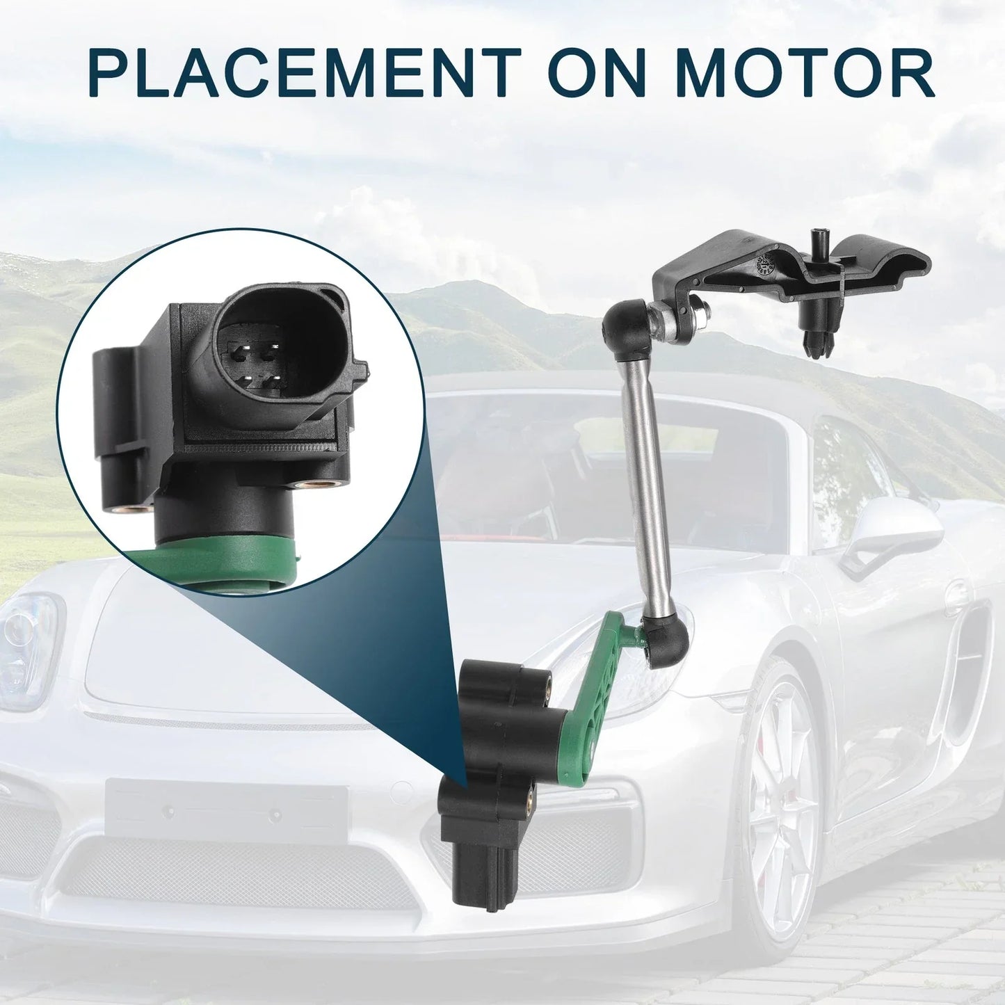 Air Suspension Ride Height Level Sensor for Porsche 991 (2013-2019)