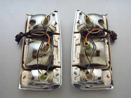 Chrome Taillights for Holden Rodeo TF TFR Isuzu Ute & Vauxhall Brava (1997-2003)