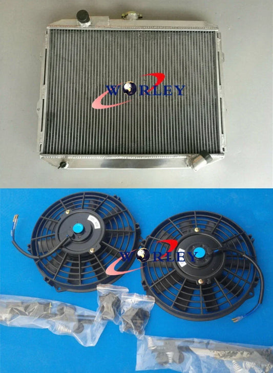 Alloy Radiator & Fan for Mitsubishi Pajero/Mentero (L04-G, L041G, L049G, V12V, V98W)