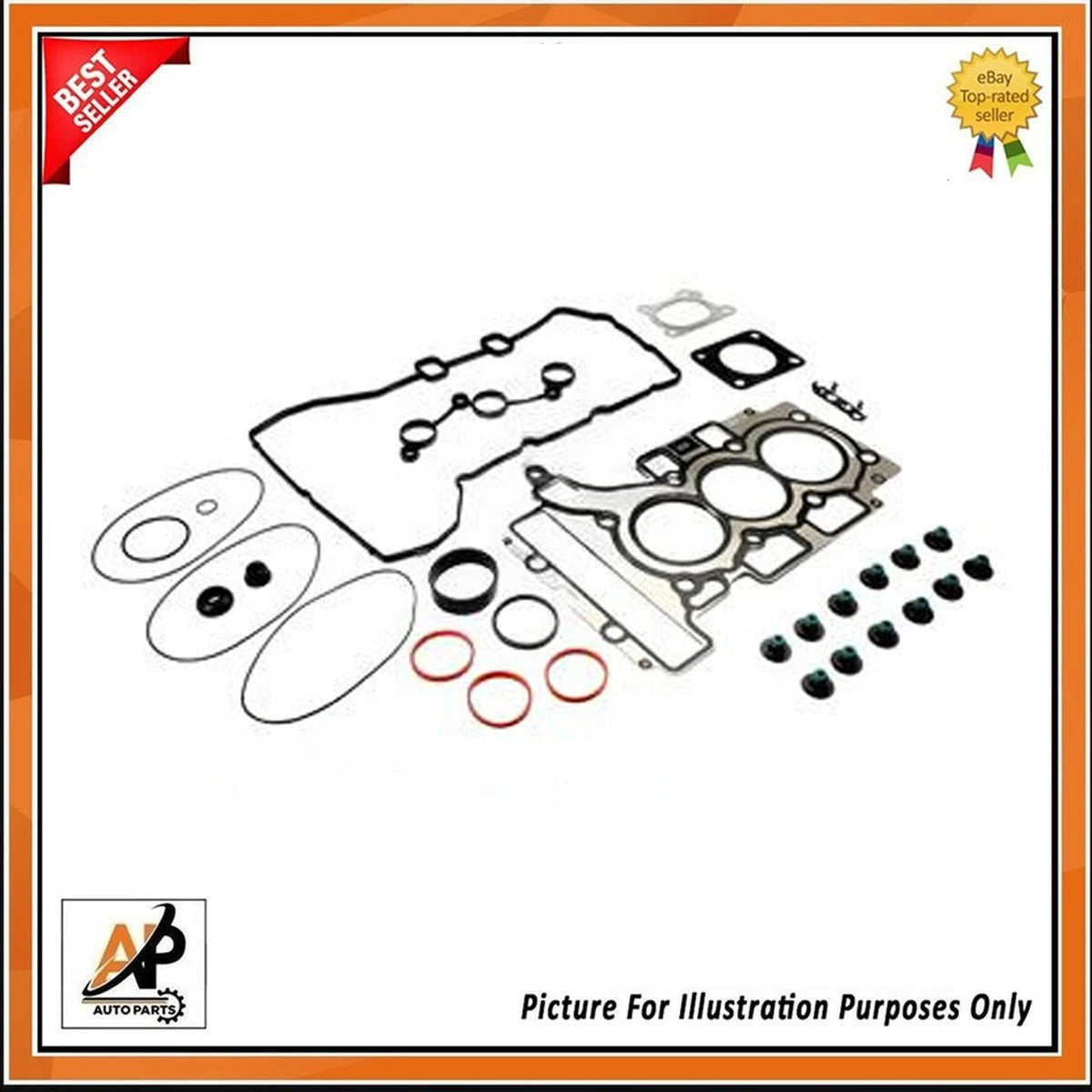 Engine Head Gasket Set Replacement for Peugeot 2008 1.2 HMR (2014–2022)