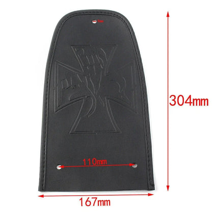 Rear Fender Bib Solo Seat Leather for Harley Road Street Electra Glide