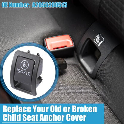 Rear Child Seat Anchor ISOFix Cover for Mercedes Benz (A-Class 2013-2023)