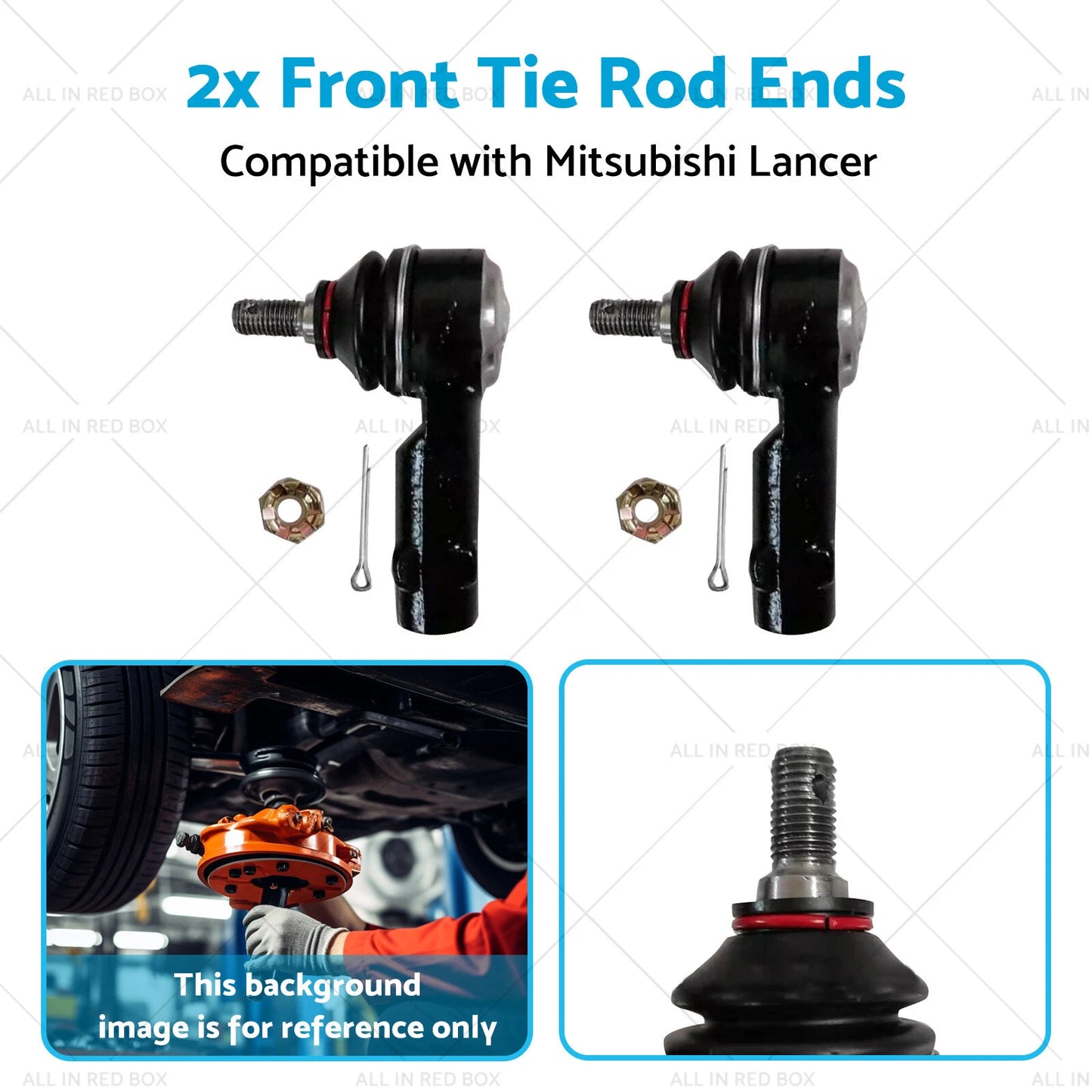 Front Tie Rod Ends for Mitsubishi Lancer GL CE ES 1.5L 1.8L (95-07)