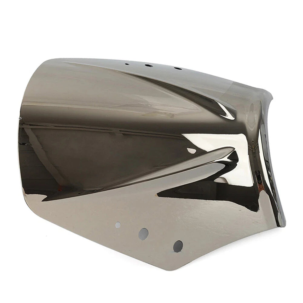Windshield Deflector for Universal Motor Silver (Fits Most Models)