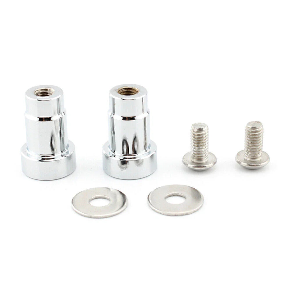 Chrome CNC Aluminum Motorcycle Mirror Hole Caps