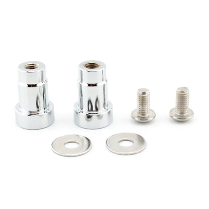 Chrome CNC Aluminum Motorcycle Mirror Hole Caps