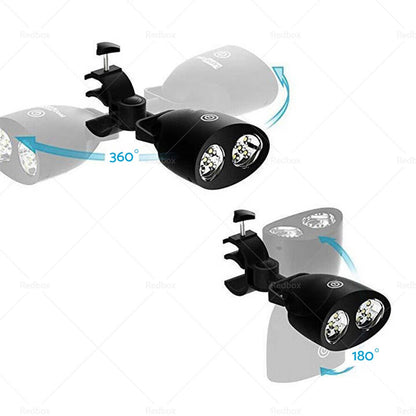 Super Bright LED BBQ Grill Light 360° Rotating for Outdoor Cooking