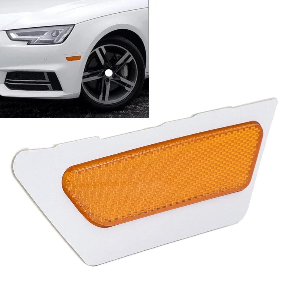 Front Bumper Reflector Light Yellow for Audi A4 B9 (2017-2019)