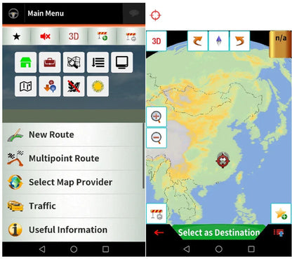 8GB Map SD Card for Android Car GPS Australia New Zealand