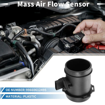 MAF Mass Air Flow Sensor for Porsche (99660612495) - Plastic Black