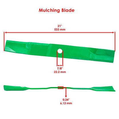 Caltric Spindles & Blades Replacement for John Deere Z930A Z930M Z930R (2008–2023)
