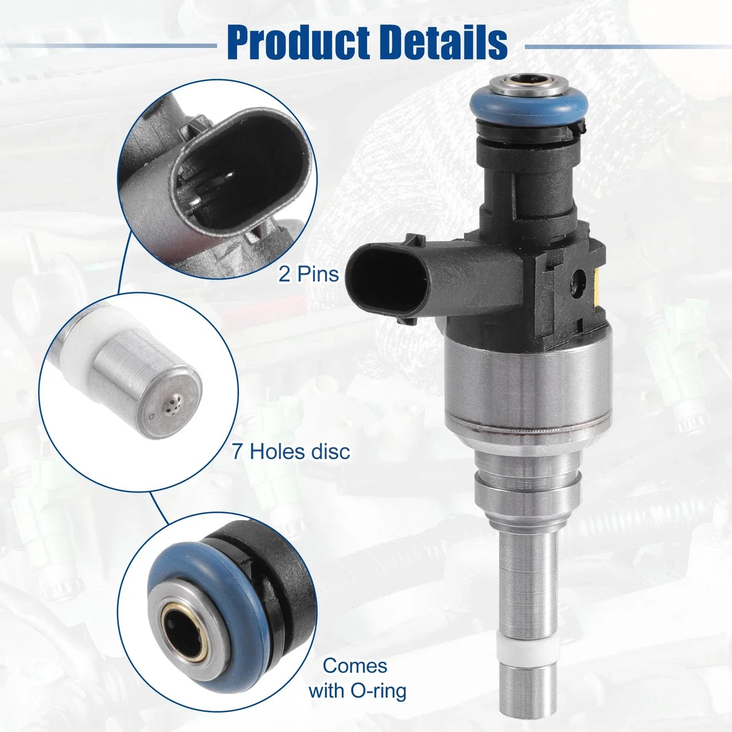 Car Fuel Injector Nozzle for Mercedes-Benz C 250 (2012-2015)