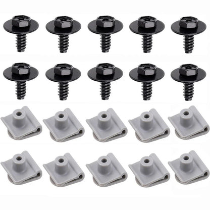10 x Fender Liner Bumper Cover Splash Shield Screws for Mazda CX-3, CX-5