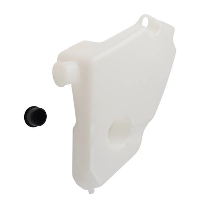 1x White Radiator Coolant Overflow Tank for Kawasaki ZX10R (2006-2007)
