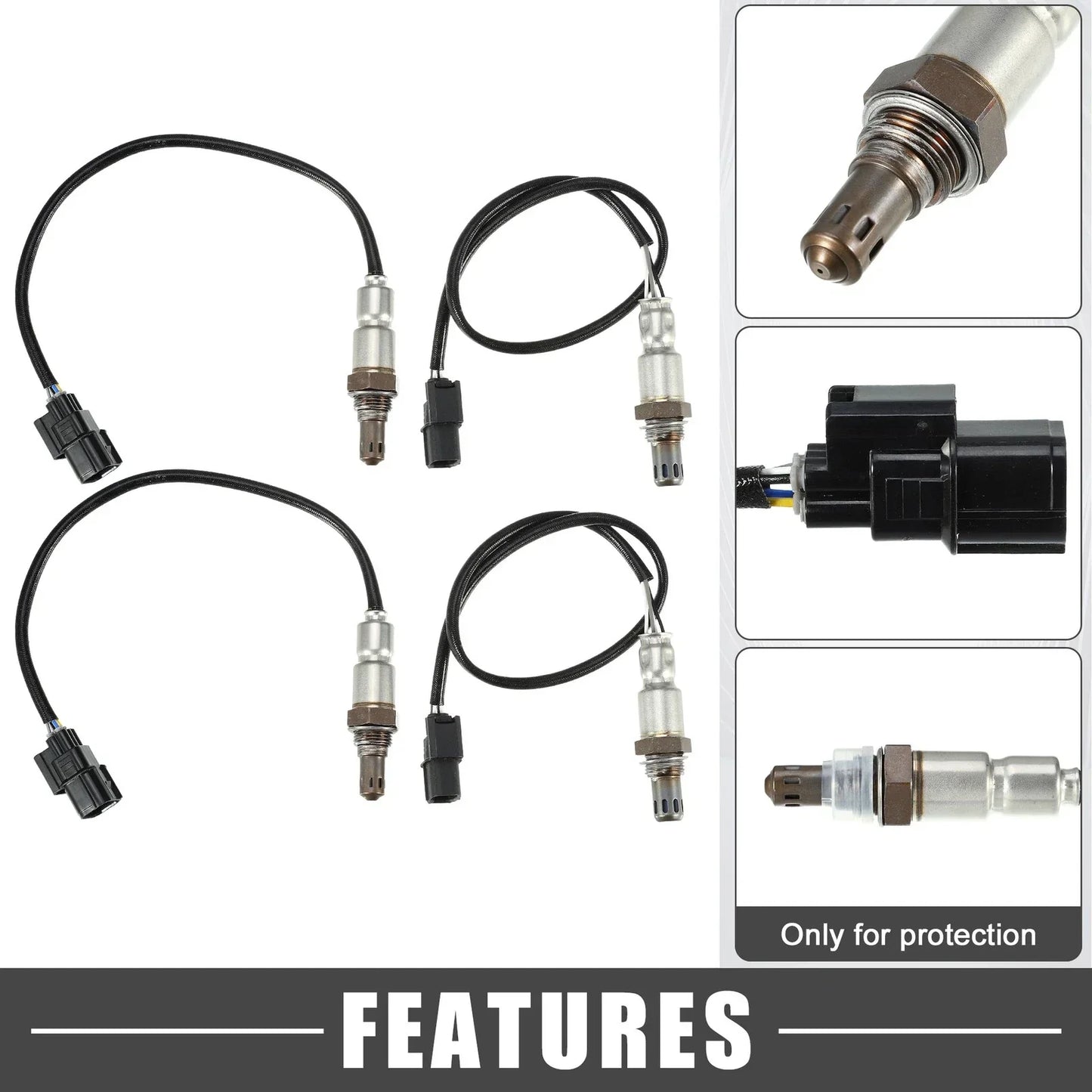 4 x O2 Oxygen Sensors for Honda Odyssey 2011-2013 V6 3.5L