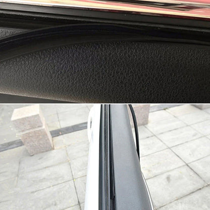 Black Rubber V-Shaped Seal Strip 4m for Car Side Casement