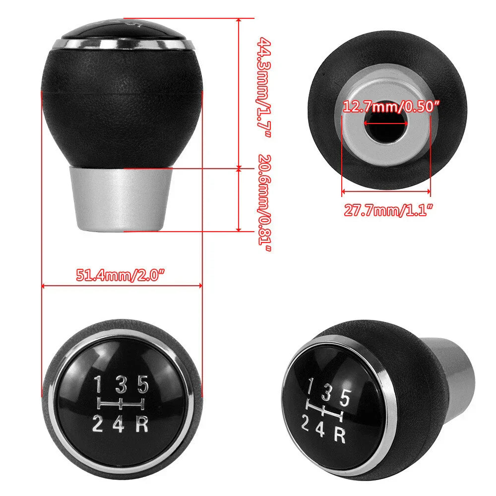 5 Speed Gear Shift Knob for Mitsubishi Lancer EX EVO GTS ASX (2000-2017)