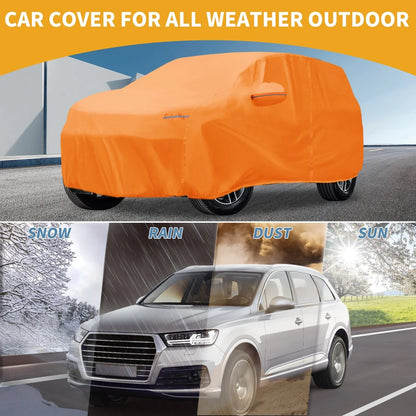 Waterproof All Weather Car Cover for Lexus UX (2019-2023) - 210D-PU, Orange