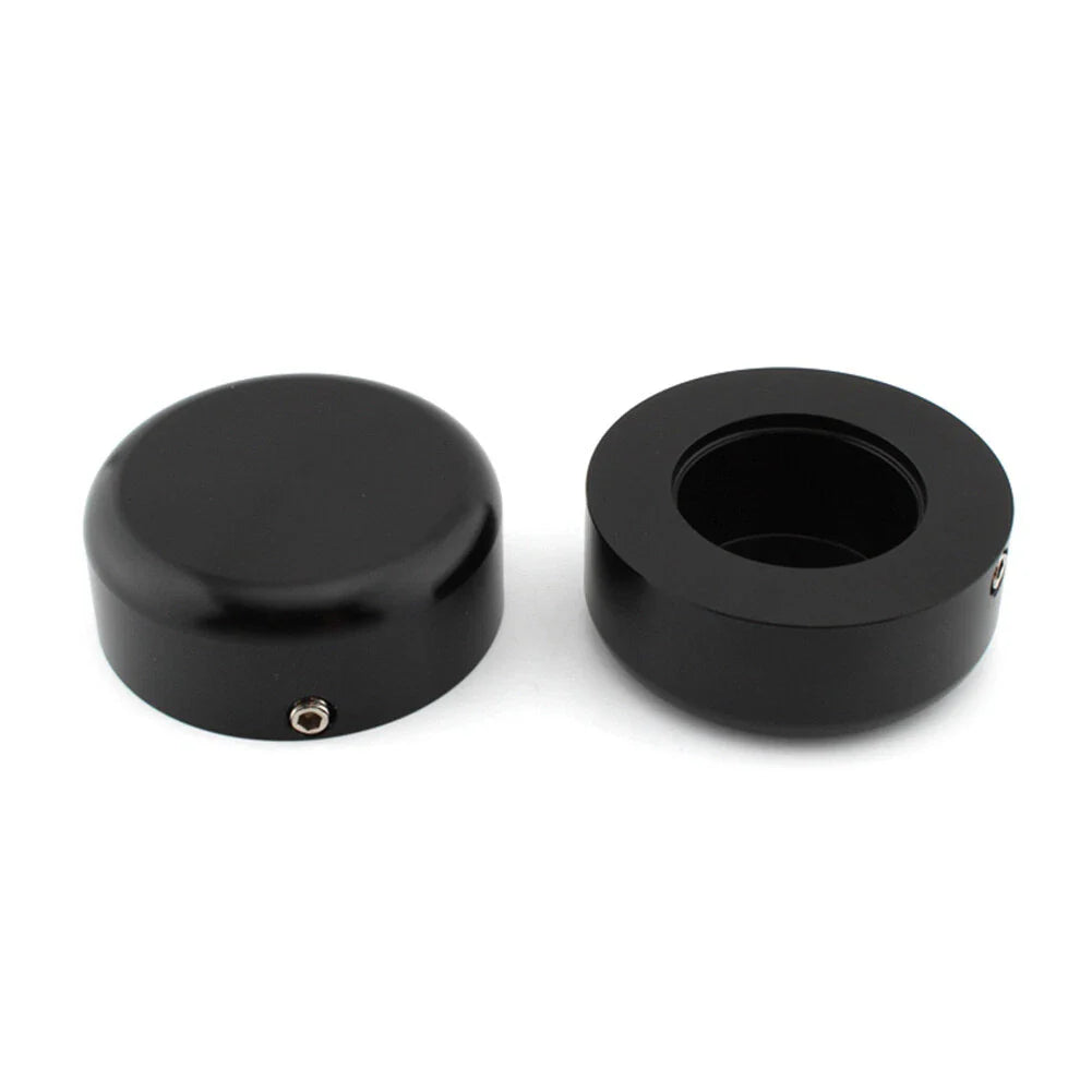 Black Front Fork Cover Caps for Harley Sportster S 1250 RH1250 (2021-2023)
