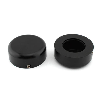 Black Front Fork Cover Caps for Harley Sportster S 1250 RH1250 (2021-2023)