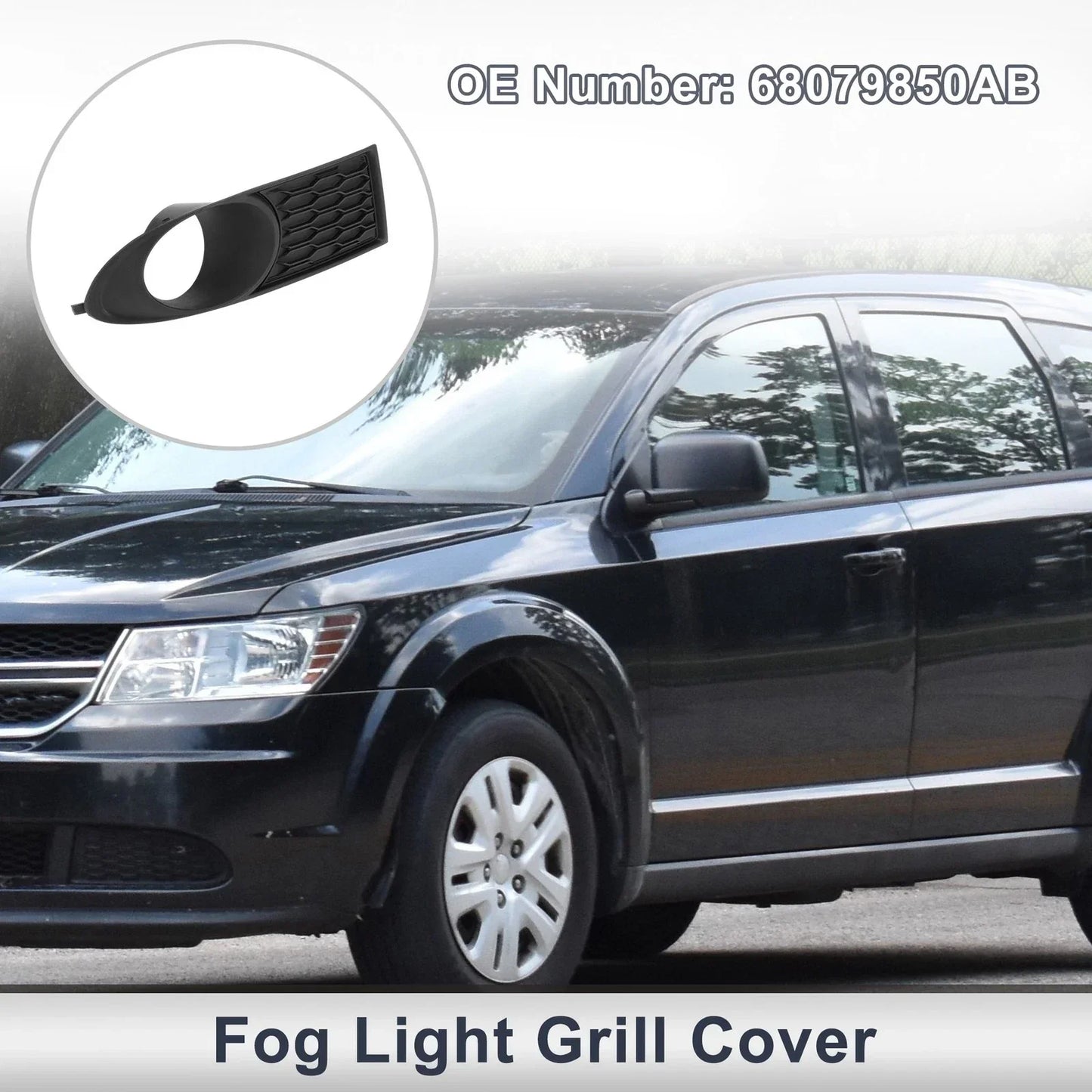 Front Right Fog Light Grill for Dodge Journey (2011-2020)