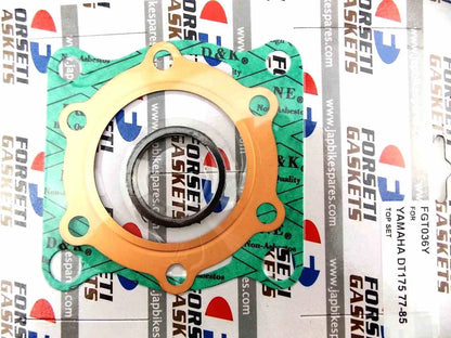 Top End Engine Gasket Set for YAMAHA DT175 (1977-1985)