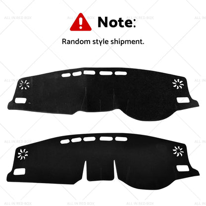 Non-Slip Dashboard Pad Cover for Toyota Rav4 (2019-2025) Black