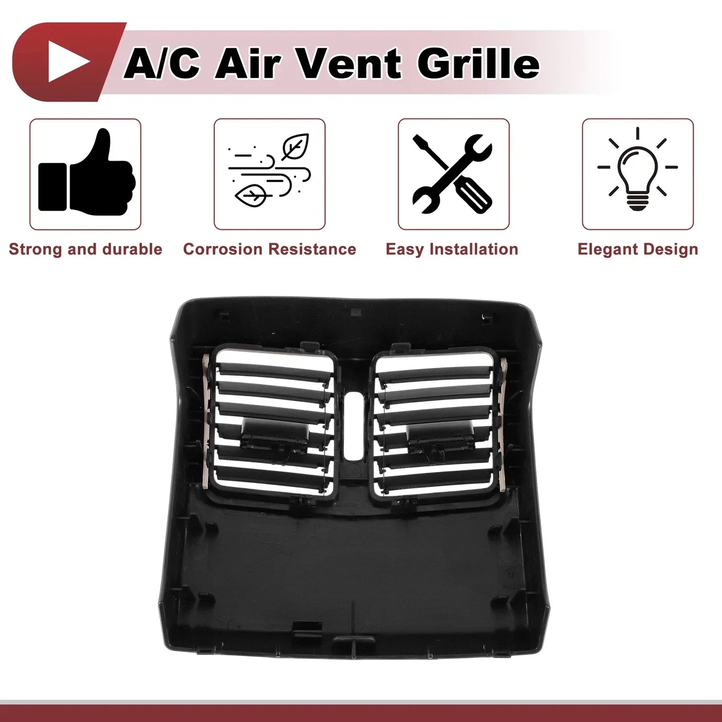 Rear Center Console Air Outlet Vent Grille for Mercedes-Benz (2016-2023)