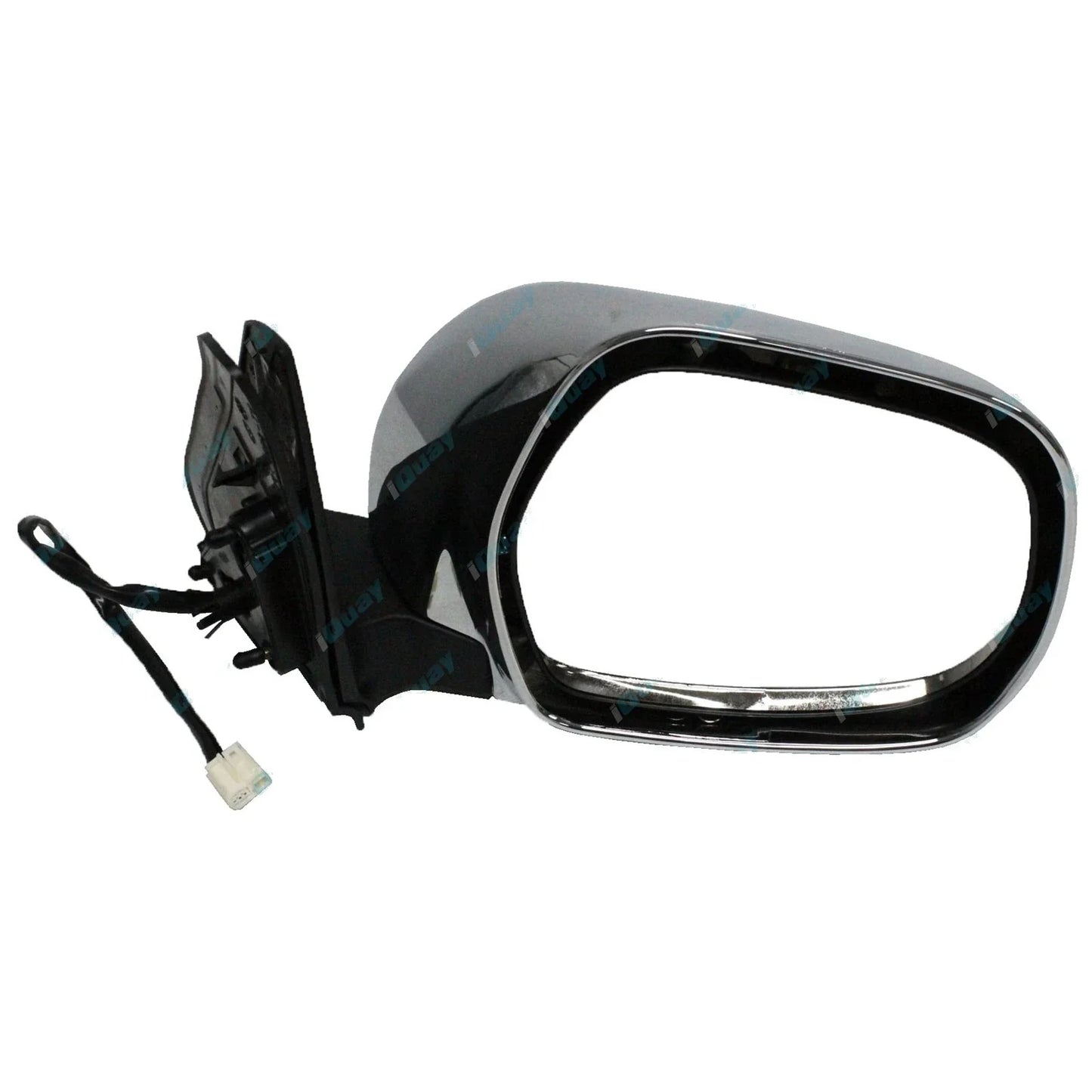 LH+RH Chrome Electric Mirrors for Toyota Landcruiser Prado 120 Series '02-'09