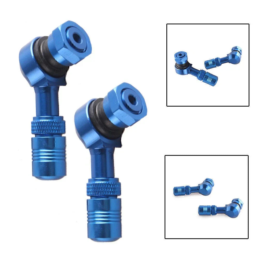 Universal 83 Degree Valve Stems for Kawasaki, Honda, Suzuki, BMW -  Pair