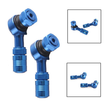 Universal 83 Degree Valve Stems for Kawasaki, Honda, Suzuki, BMW -  Pair