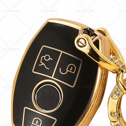 TPU Remote Key Fob Cover for Mercedes A B C E G S Class CLA