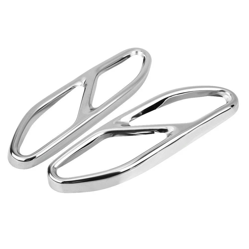 Muffler Pipe Tip Tailpipe Cover Trim for Benz S Class W222 (2018-2024)
