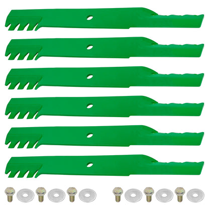 Deck Blade with Bolt Replacement for Hustler 60 Inch Deck (2000–2024)