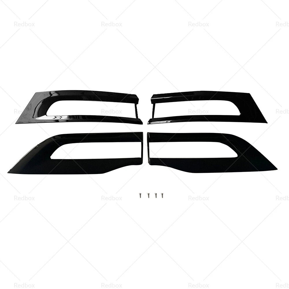 Gloss Black Tail Light Covers for Jeep Grand Cherokee (2014-2020)