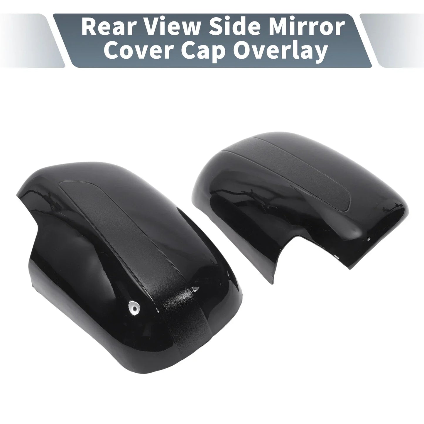 Rearview Mirror Cover Overlay Gloss Black for Lexus RX350 RX330 (2004-2006)